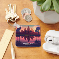 Angkor Wat Sunrise Cambodia Siem Reap Retro
