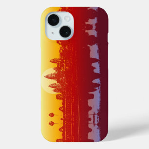 Angkor Wat Sunset Modern Silhouette Case-Mate iPhone Hülle