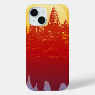 Angkor Wat Sunset Modern Silhouette Case-Mate iPhone Hülle