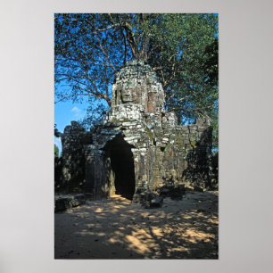 Angkor wat, Ta Som Tempel - Kambodscha, Asien Poster