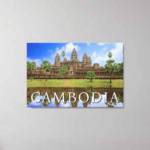 Angkor Wat Tempel   Kampuchea, Kambodscha Leinwanddruck