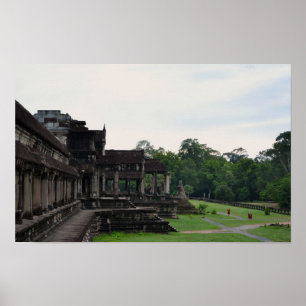 Angkor Wat Temple, Kambodscha - Reisefotografie Poster