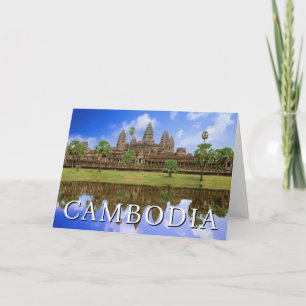 Angkor Wat Temple   Kampuchea, Kambodscha   Geburt Karte