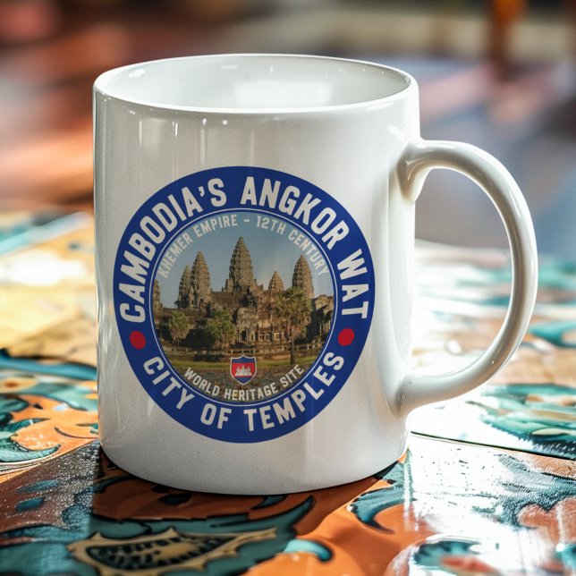 Angkor Wat – The Heart of Cambodia Kaffeetasse (Von Creator hochgeladen)