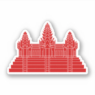Angkor Wat Ver.2.0. Khmer-Tempel Aufkleber