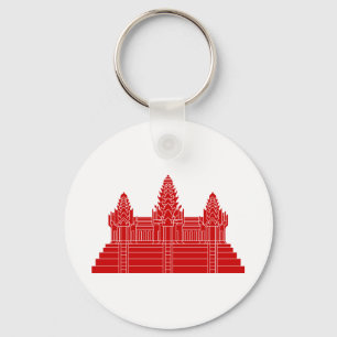 Angkor Wat Ver. 2.0. Khmer‑Tempel Schlüsselanhänger