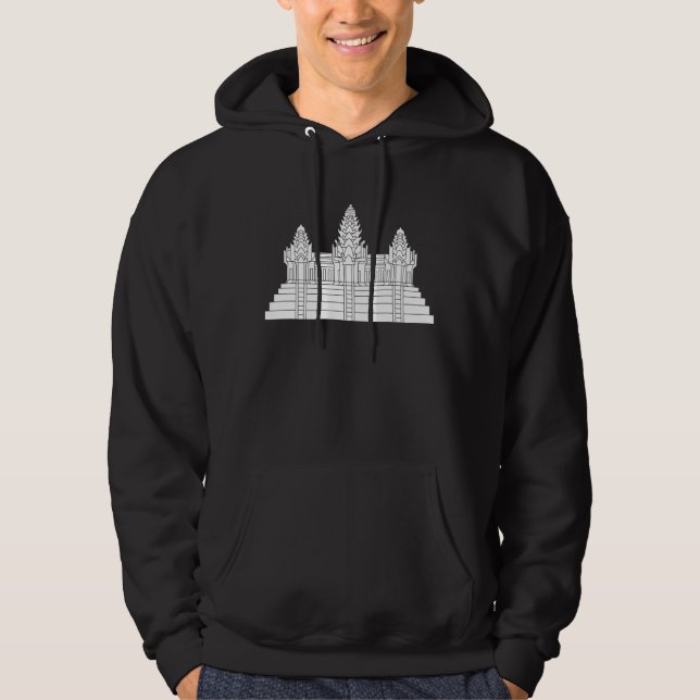 Angkor Wat Ver.2.0. Khmer Temple Hoodie (Vorderseite)