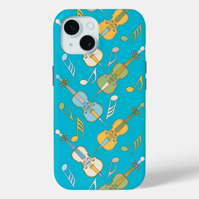 Angled Cellos und Musiknoten iPhone/iPad Gehäuse Case-Mate iPhone Hülle (Rückseite)