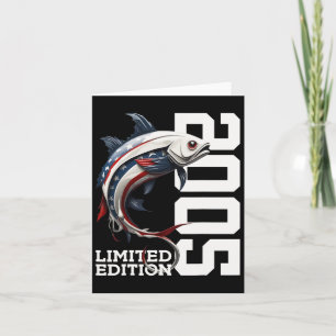 Angler 20. Geburtstag Fishing Limited Edition 2005 Karte