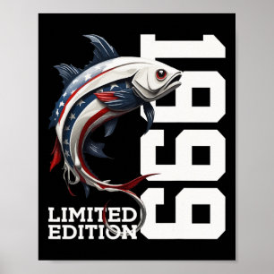 Angler 26. Geburtstag Angeln Limitierte Edition 19 Poster