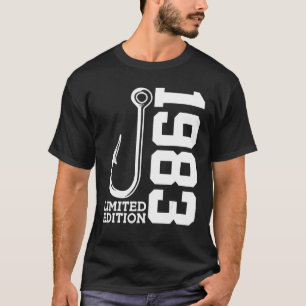 ANGLER 42. GEBURTSTAG ANGELN LIMITED EDITION 1983 T-Shirt