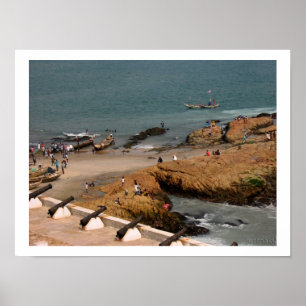 Angler am Arbeitsplatz Poster