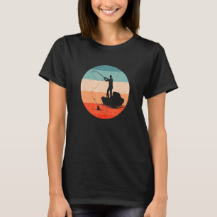 Angler Angeln Fischen Fisch Retro Vintage 1 T-Shirt