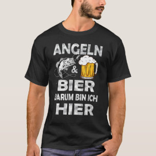 Angler Angeln und Bier für Fischer T-Shirt