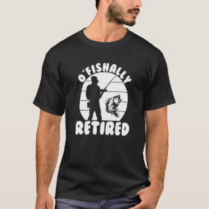 Angler-Angler-Rentner-Angelhaken-Köder T-Shirt