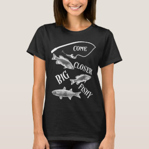 Angler bohren Fis Stange Fis Eisangeln T-Shirt