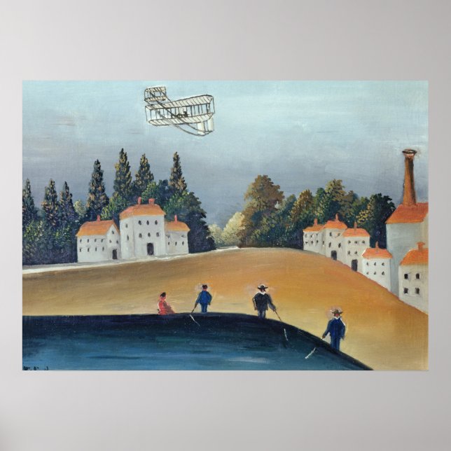 Angler, c.1908-09 (Öl auf Leinwand) Poster (Vorne)