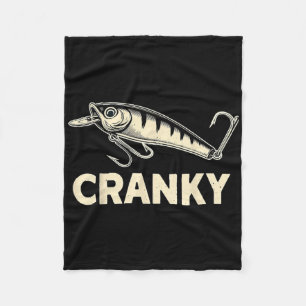 Angler Cranky Crankbait Angeln Fischer Fleecedecke
