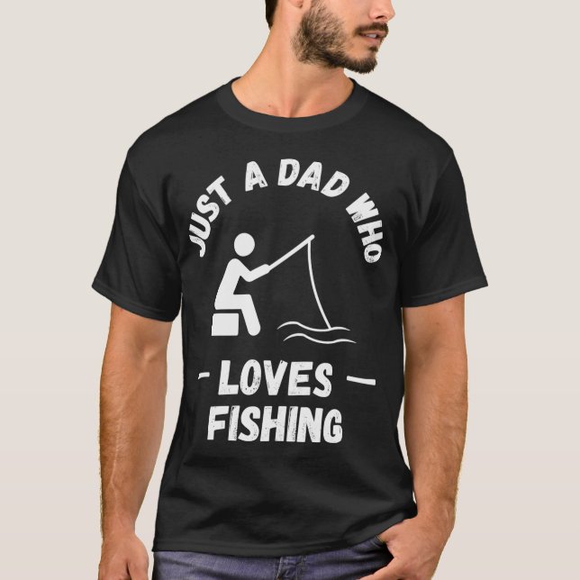 Angler-Evolutionsgeschenk T-Shirt (Vorderseite)