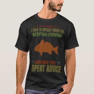 Angler Expertentipp Frauen Männer Warm Rotfisch Fi T-Shirt