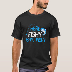 Angler fischt Forelle T-Shirt