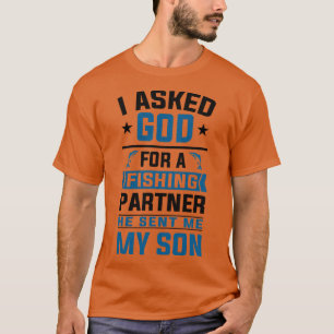 Angler Fishing Father and Son Angling Partners T-Shirt