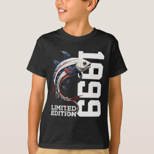 Angler Geburtstag Fishing Limitierte Edition 1999  T-Shirt