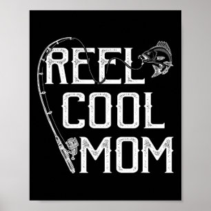 Angler Geschenk Rolle Coole Mutter Fischer Preis L Poster