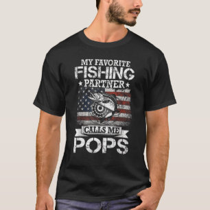 Angler I mein Lieblings-Angelpartner ruft mich Pop T-Shirt