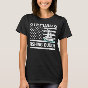 Angler-Kumpel des Stiefvaters eines Mannes Angelsp T-Shirt
