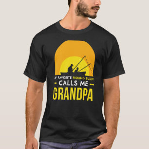 Angler Kumpel nennt mich Opa Fischer Freund Trip T-Shirt