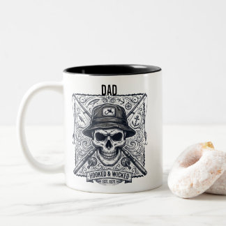 Angler mit Haken&Wicked Zweifarbige Tasse