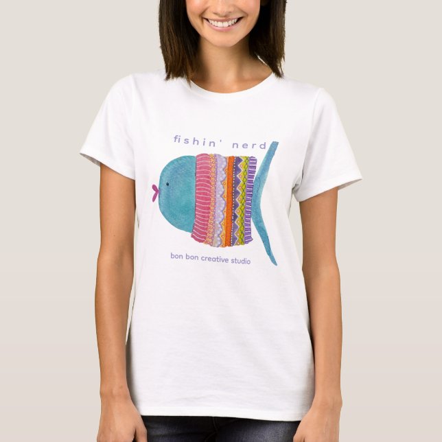 Angler-Nerd-Shirt T-Shirt (Vorderseite)