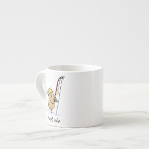 Angler-Nuss-T-Shirts und Geschenke Espressotasse
