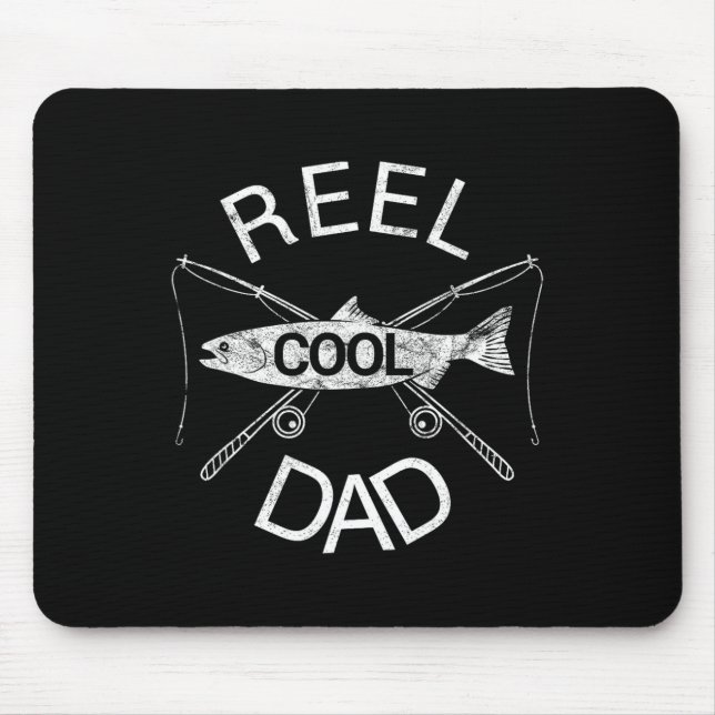 Angler Papa Fishing Daddy Dad Witz Cool Lustig  Mousepad (Vorne)