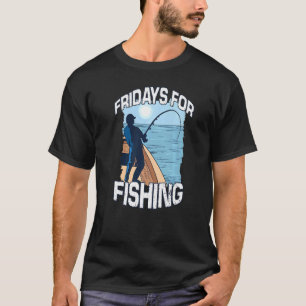 Angler Rod Fishing Sport Angeln Tiefseefischen T-Shirt