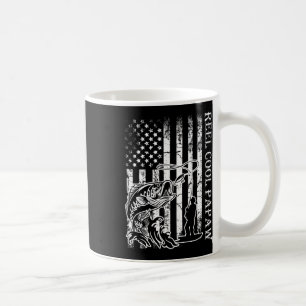 Angler-Rolle Cool Papaw Amerikanische Flagge Vater Kaffeetasse