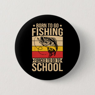 Angler-Shirt für Jungen Kinder Männer, die zum Ang Button