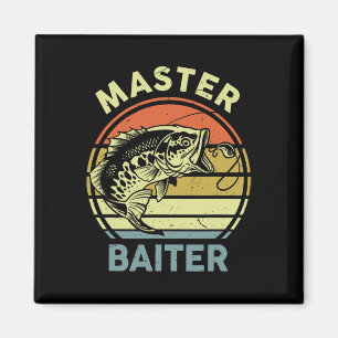 Angler-Shirt Vater Opa Meister-Angler Lustig Magnet