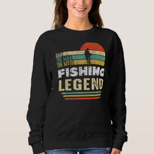 Angler Sprichwort vom Angeln zum Vatertag für mich Sweatshirt