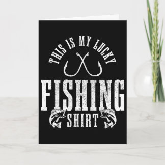 Angler Spruch Fischer Geschenk Das ist mein Glücks Karte