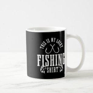Angler Spruch Geschenk für Angler Das ist mein Glü Kaffeetasse