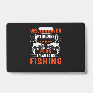 Angler-T-Shirt-Design Ausweis