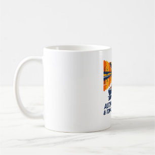 Angler T-Shirt, Herbst-Kajakfahren Hoodie. Kaffeetasse
