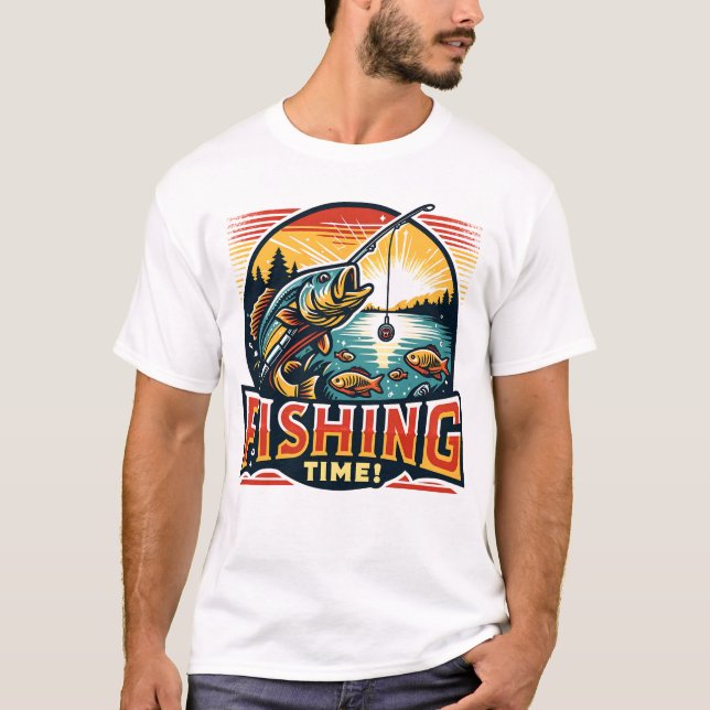 Angler-T-Shirt T-Shirt (Vorderseite)