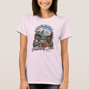 Angler T-Shirt Vintage Bergfluss