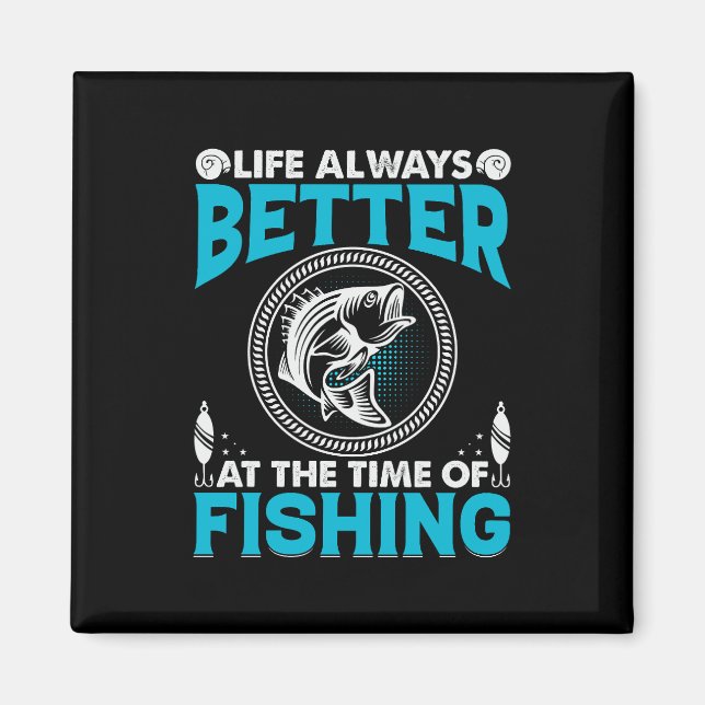 Angler-Thema Magnet (Vorne)