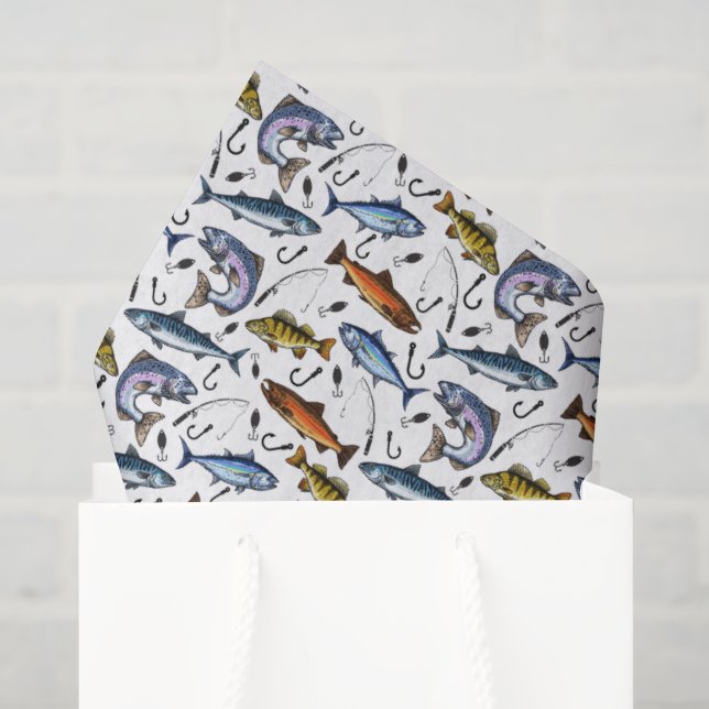 Angler-Toilettenpapier Seidenpapier (Geschenk Tasche)