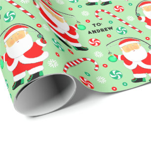 Angler-Urlaubsgeschenk Geschenkpapier