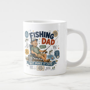 Angler-Vater  Jumbo-Tasse